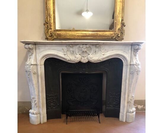large Parisian fireplace with reducer     