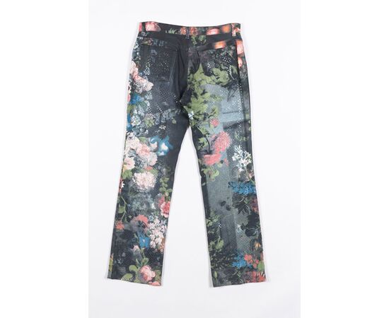 “Roberto Cavalli” Jeans stampa fiori