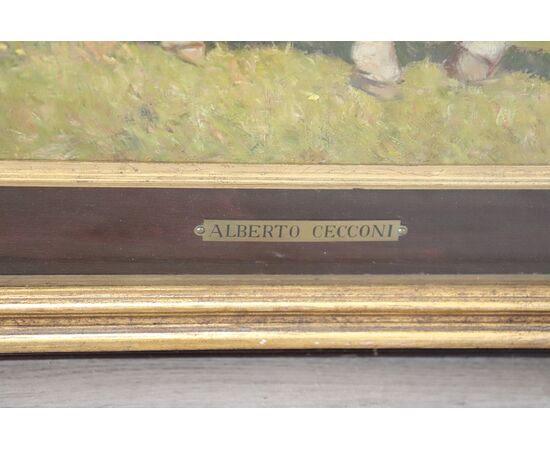 Dipinto olio su tavola firmato Alberto Cecconi (1897-1973) PREZZO TRATTABILE