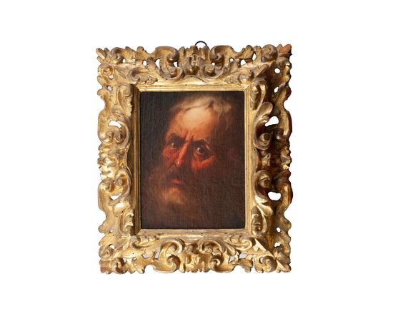Domenico Peruzzini (1602 - 1673), Bearded Man, oil on canvas     
