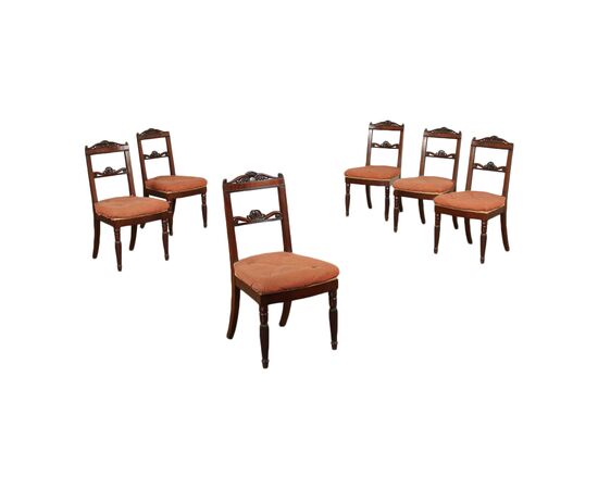 Group of Six Louis Philippe Chairs     