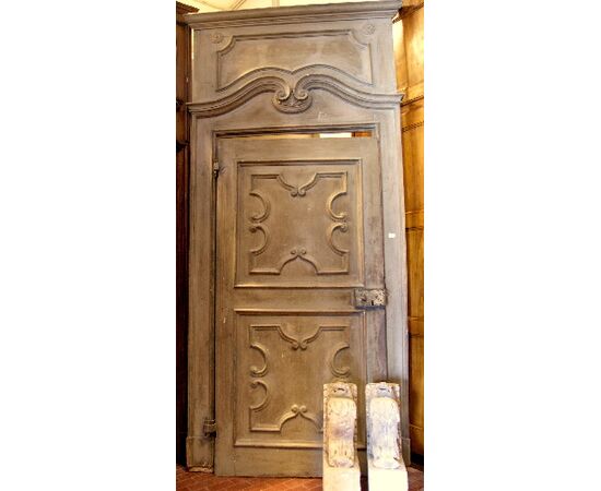 ptl183 n. 4 lacquered doors, epoch &#39;600, mis. max cm l 134 xh 300     