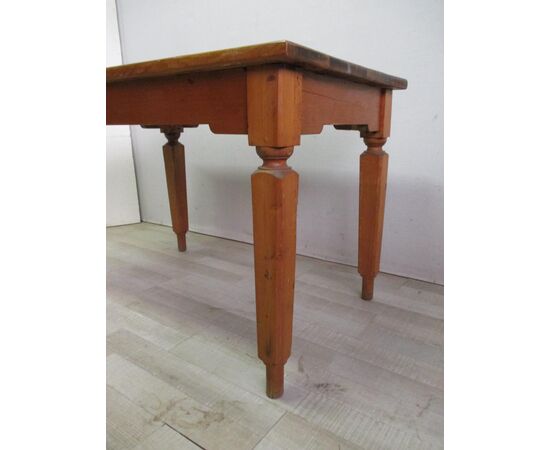 Tavolo rustico in abete pino - scrittoio - scrivania - da cucina - primi 900