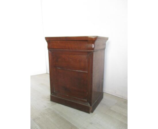 Comfortable Louis Philippe cappuccino bedside table - half 800 - cabinet     