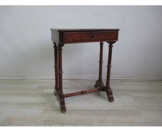 Work table in walnut and briar - cabinet - bedside table - end 800     