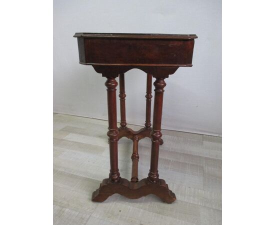 Work table in walnut and briar - cabinet - bedside table - end 800     