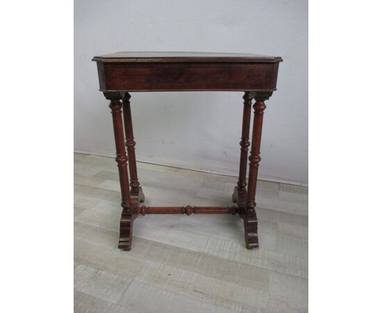 Work table in walnut and briar - cabinet - bedside table - end 800     