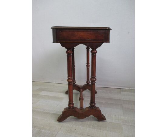 Work table in walnut and briar - cabinet - bedside table - end 800     