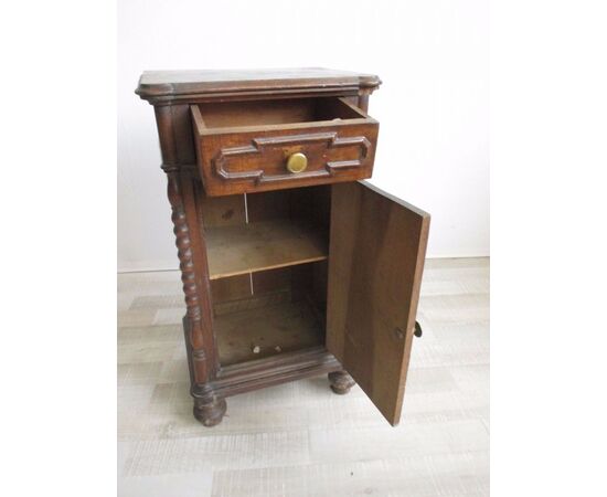 Walnut bedside table - second half 800 - coffee table - cabinet - very nice!     