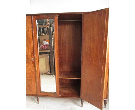 Vintage wardrobe with four doors with mirror - modern - 1950s 60s     