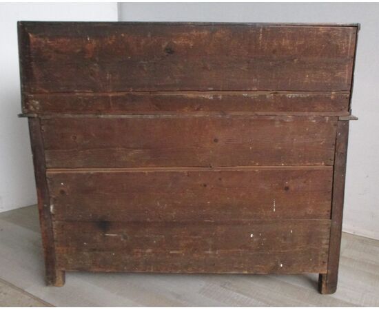 Louis XVI limelight in walnut bureau - secretaire - writing desk - end 700 - XVIII century.     