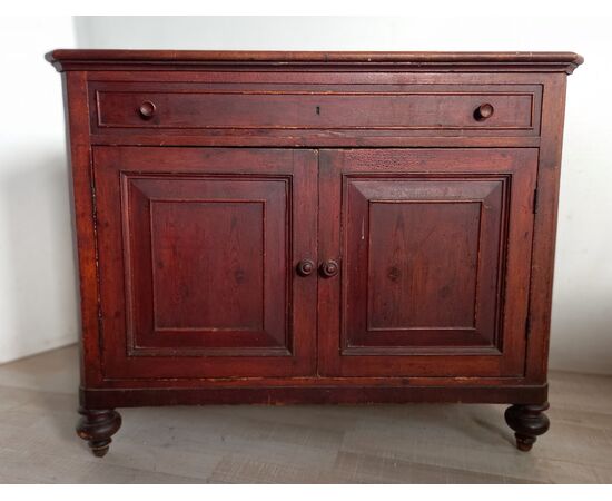 Rustic fir sideboard - opening top - late 19th century - very beautiful!     
