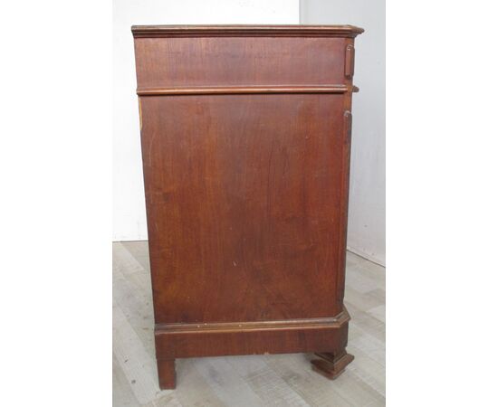 Walnut chest of drawers - Umbertino - late 19th century - chest of drawers     