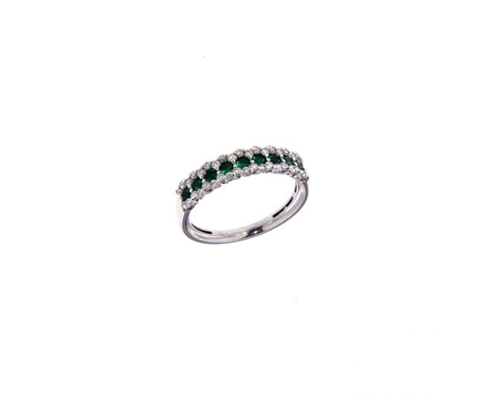 Fedina GreenLight con smeraldi e diamanti