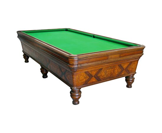 Historical Billiards Table Belonged to Gabriele DAnnunzio, Italy, 1820s