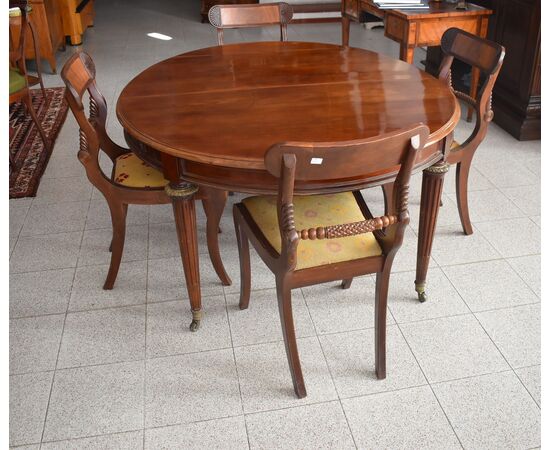 Oval table     
