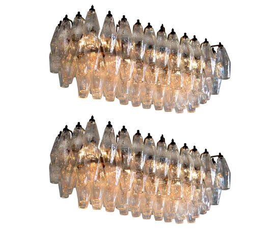 Pair of Italian Chandeliers, Murano