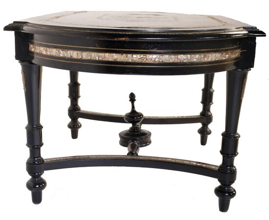 Antique Sofa Table in the Napoleon III Manner, Austria, 1880s