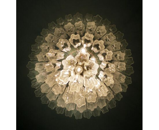 Murano Glass Chandelier in the of Style Toni Zuccheri for Venini