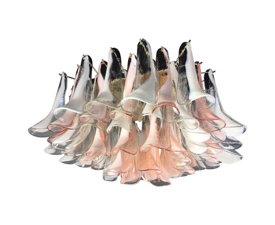 "Flamingo" Italian Chandelier Ceiling Light, Murano, 1990