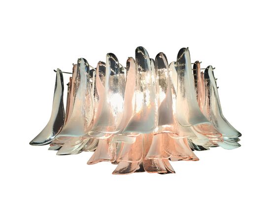 "Flamingo" Italian Chandelier Ceiling Light, Murano, 1990