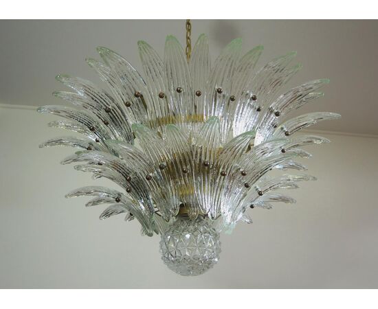 Replacement Pieces for Luxury Trio of Italian Chandeliers Palmette, Murano
