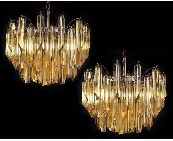 Vintage Italian Chandeliers, Murano