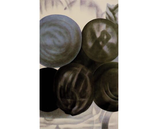 "Stack of watermelons" by Taeko Mima Oil on Canvas Painting, 1997