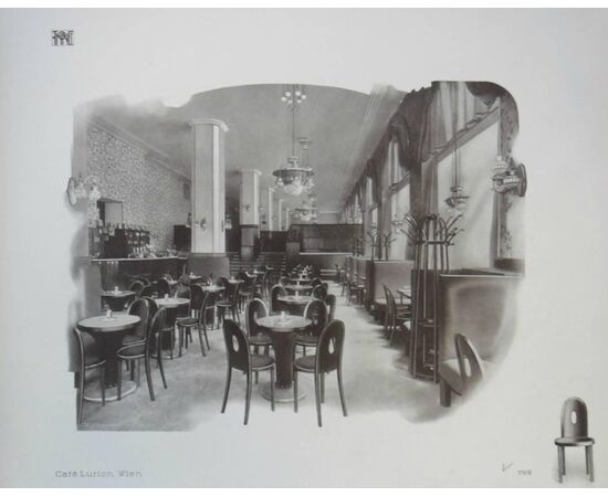 Original Secession Table by Otto Prutscher & Thonet Gebrueder, Vienna, 1920s