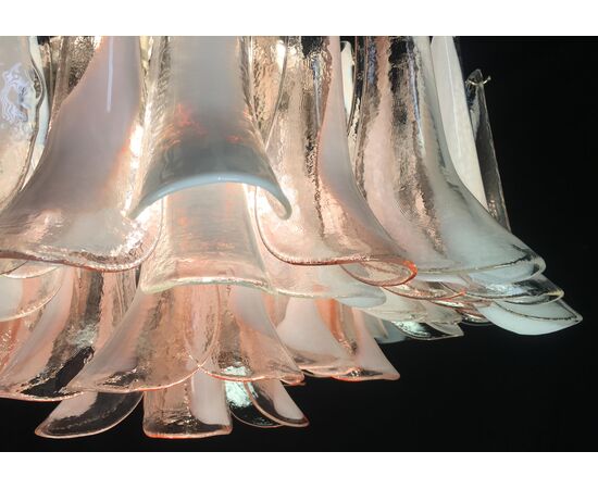 "Flamingo" Italian Chandelier Ceiling Light, Murano, 1990