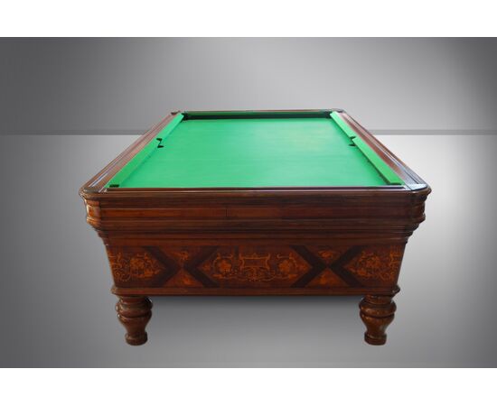 Historical Billiards Table Belonged to Gabriele DAnnunzio, Italy, 1820s