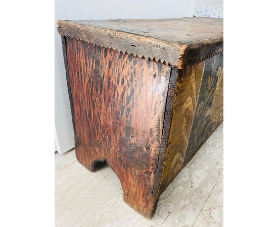 Gorgeous Antique Italian Wooden Case, 18th Century 'Year 1753'