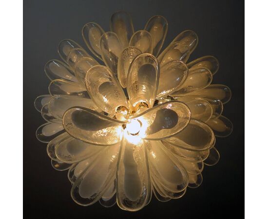 Italian Murano Petals Chandelier, Murano