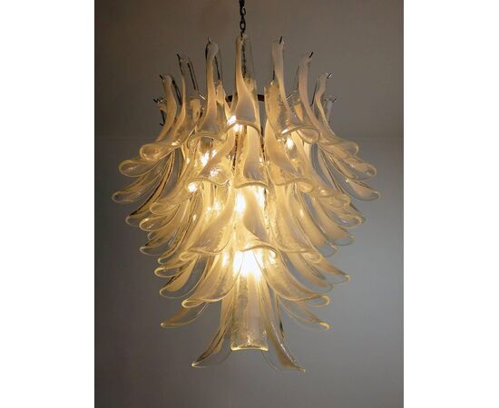 Italian Murano Petals Chandelier, Murano