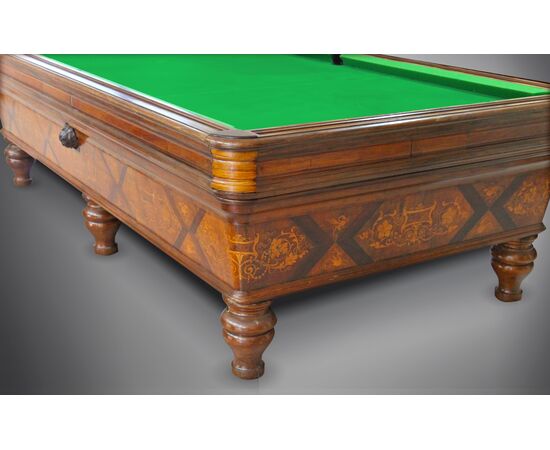 Historical Billiards Table Belonged to Gabriele DAnnunzio, Italy, 1820s