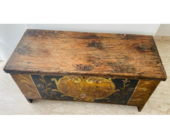 Gorgeous Antique Italian Wooden Case, 18th Century 'Year 1753'