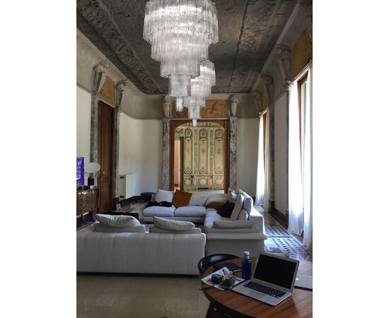 Pair of Italian Tronchi Chandeliers