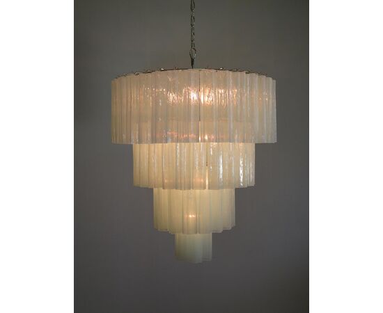 Amazing Pair of Tronchi Chandeliers, Murano