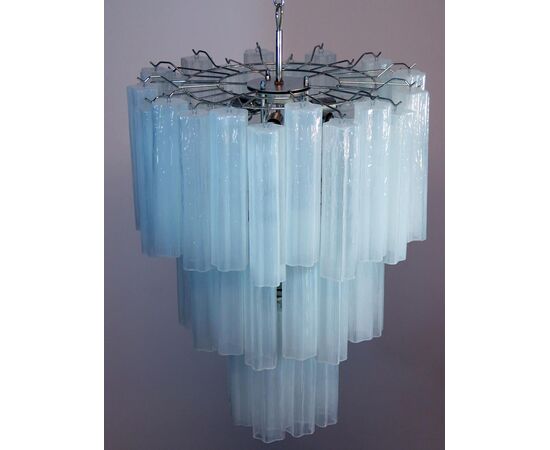 Amazing Pair of Tronchi Chandeliers, Murano