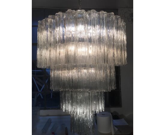 Pair of Italian Tronchi Chandeliers