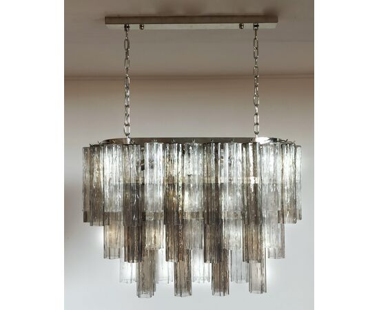 Mid-20th Century Italian Tronchi Chandelier, Murano