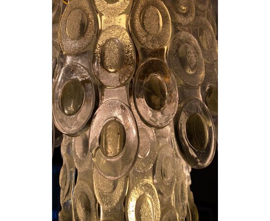 Sumptuous Italian Glass Chandelier, Murano, 1970