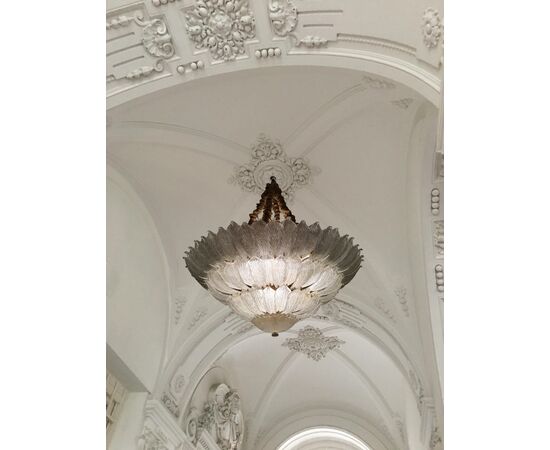 Spectacular Venetian Murano Ceiling Light