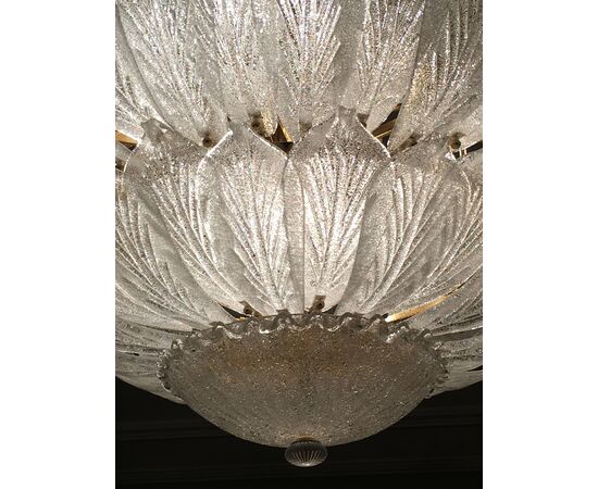 Spectacular Venetian Murano Ceiling Light