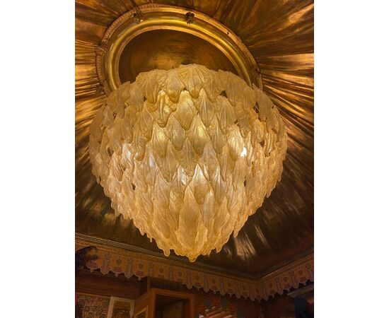 Spectacular Venetian Murano Ceiling Light