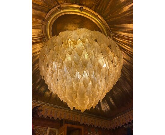 Spectacular Venetian Murano Ceiling Light