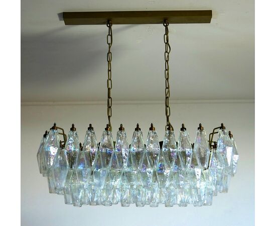 Pair of Italian Chandeliers, Murano