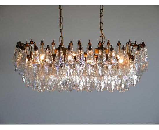 Pair of Italian Chandeliers, Murano