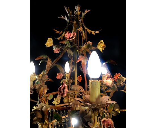 Mid-20th Century Fine Italian Chandelier, Murano, 1940