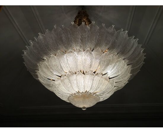 Spectacular Pair of Venetian Ceiling Lights. Murano 1990